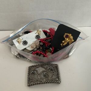 Craft Jewelry Bundle Avon Pendants, Earrings,  Various Shapes, Sizes, Colors.